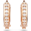 SWAROVSKI MATRIX HOOP ROSE GOLD TONE - ACCESSORIES JEWELRY EARRINGS - 5701601