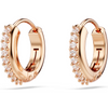 SWAROVSKI MATRIX HOOP ROSE GOLD TONE - ACCESSORIES JEWELRY EARRINGS - 5701601