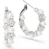 SWAROVSKI MATRIX PEARL HOOPS WHITE - ACCESSORIES JEWELRY EARRINGS - 5720885