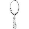 SWAROVSKI STILLA ATTRACT HOOP WHITE - ACCESSORIES JEWELRY EARRINGS - 5689706
