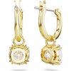 SWAROVSKI STILLA DROP ROUND GOLD-TONE - ACCESSORIES JEWELRY EARRINGS - 5689686