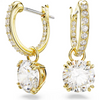 SWAROVSKI STILLA DROP ROUND GOLD-TONE - ACCESSORIES JEWELRY EARRINGS - 5689686
