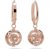 SWAROVSKI UNA DROP ROUND ROSE GOLD-TONE - ACCESSORIES JEWELRY EARRINGS - 5604199