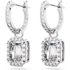 SWAROVSKI UNA DROP OCTAGON WHITE - ACCESSORIES JEWELRY EARRINGS - 5689684