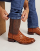 TECOVAS THE EMMIT II PECAN OSTRICH - BOOT MENS WESTERN - M10095PEC