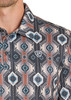 PANHANDLE SLIM AZTEC BLACK PRINT - MENS POLO  - BM51T07684