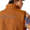 ARIAT TEAM LOGO INSULATED CHESTNUT - MEN VESTS  - 10046718