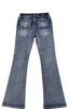 GRACE IN LA 460 AZTEC EMBROIDERED - KIDS GIRLS JEANS - GBS873
