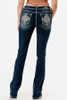 GRACE IN LA 430 CROSS MODIFY - LADIES JEANS  - EB61953