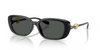 VERSACE SMALL SQUARE BLACK/DARK GREY - SUNGLASS VERSACE  - 4504DGB1/87