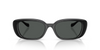 VERSACE SMALL SQUARE BLACK/DARK GREY - SUNGLASS VERSACE  - 4504DGB1/87