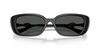 VERSACE SMALL SQUARE BLACK/DARK GREY - SUNGLASS VERSACE  - 4504DGB1/87