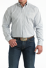 CINCH WHITE STRIPE PRINT - MENS SHIRT  - MTW1106003