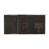 ARIAT TRIFOLD ROUGHOUT CROCO TAN - ACCESSORIES WALLET  - A3560908