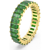 SWAROVSKI MATRIX BAGUETTE GREEN GOLD - ACCESSORIES JEWELRY RING - 5648909