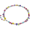 SWAROVSKI GEMA MULTICOLORED RHODIUM - ACCESSORIES JEWELRY NECKLACE - 5656397