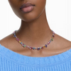SWAROVSKI GEMA MULTICOLORED RHODIUM - ACCESSORIES JEWELRY NECKLACE - 5656397