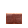 TECOVAS OSTRICH BIFOLD CARD CASE PECAN - ACCESSORIES WALLET  - 30104PEC