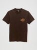 WRANGLER RAWHIDE BROWN PRINT - MENS TEE  - 112372850
