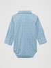 WRANGLER BABY BOY BODYSUIT BLUE PRINT - KIDS BOYS SHIRT - 112374303