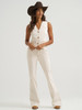 WRANGLER VINTAGE WHITE DENIM VEST - LADIES VESTS  - 112375255