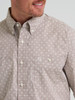 WRANGLER GEORGE STRAIT TAUPE PRINT - MENS SHIRT  - 112374614