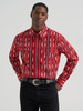 WRANGLER CHECOTAH CLASSIC FIT RED PRINT - MENS SHIRT  - 112374909
