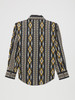 WRANGLER CHECOTAH BLACK/BROWN PRINT - KIDS BOYS SHIRT - 112374911