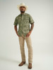 WRANGLER PERFORMANCE OLIVINE PRINT - MENS SHIRT  - 112375130