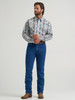 WRANGLER CHECOTAH CLASSIC FIT GREY - MENS SHIRT  - 112374908
