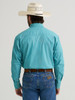 WRANGLER GEORGE STRAIT TROUBADOUR TEAL - MENS SHIRT  - 112374597