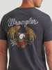 WRANGLER GRAPHIC TEE PHANTOM HEATHER - MENS TEE  - 112372857