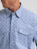 WRANGLER GEORGE STRAIT BLUE PRINT - MENS SHIRT  - 112374584