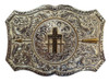MONTANA SILVERSMITHS TRIPLE CROSS GOLD ARROW - ACC BUCKLE  - 45710-855