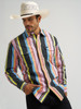 WRANGLER VINTAGE INSPIRED BLACK MULTI - MENS SHIRT  - 112374803
