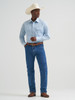 WRANGLER WRINKLE RESIST BLUE PRINT - MENS SHIRT  - 112374876