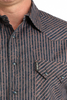 CINCH NAVY PAISLEY MODERN FIT PRINT - MENS SHIRT  - MTW1301090
