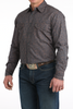 CINCH NAVY PAISLEY MODERN FIT PRINT - MENS SHIRT  - MTW1301090