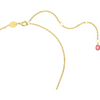 SWAROVSKI IDYLLIA FLOWER PINK GOLD TONE - ACCESSORIES JEWELRY NECKLACE - 5650569
