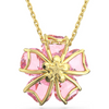 SWAROVSKI IDYLLIA FLOWER PINK GOLD TONE - ACCESSORIES JEWELRY NECKLACE - 5650569