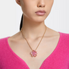 SWAROVSKI IDYLLIA FLOWER PINK GOLD TONE - ACCESSORIES JEWELRY NECKLACE - 5650569