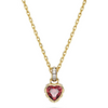 SWAROVSKI CHROMA PENDANT RED HEART - ACCESSORIES JEWELRY NECKLACE - 5648750