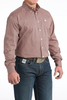 CINCH PINK GEOMETRIC PRINT - MENS SHIRT  - MTW1106017