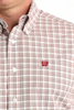 CINCH WHITE PLAID PRINT - MENS SHIRT  - MTW1106015