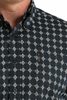 CINCH NAVY PRINTED 50'S BROADCLOTH - MENS SHIRT  - MTW1347147