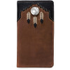 SILVER CREEK CHIEFTAIN FEATHER RODEO BROWN - ACCESSORIES WALLET  - 06269