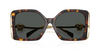 VERSACE LARGE SQUARE HAVANA BROWN - SUNGLASS VERSACE  - 4502U108/87