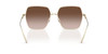 TORY BURCH MILLER OVERSIZED SQUARE GOLD - SUNGLASS TORY BURCH  - 6118D336213