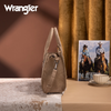 WRANGLER BROWN AZTEC  TOOLED PRINT - LADIES PURSES  - WG226-8120TN