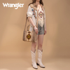 WRANGLER BROWN AZTEC  TOOLED PRINT - LADIES PURSES  - WG226-8120TN